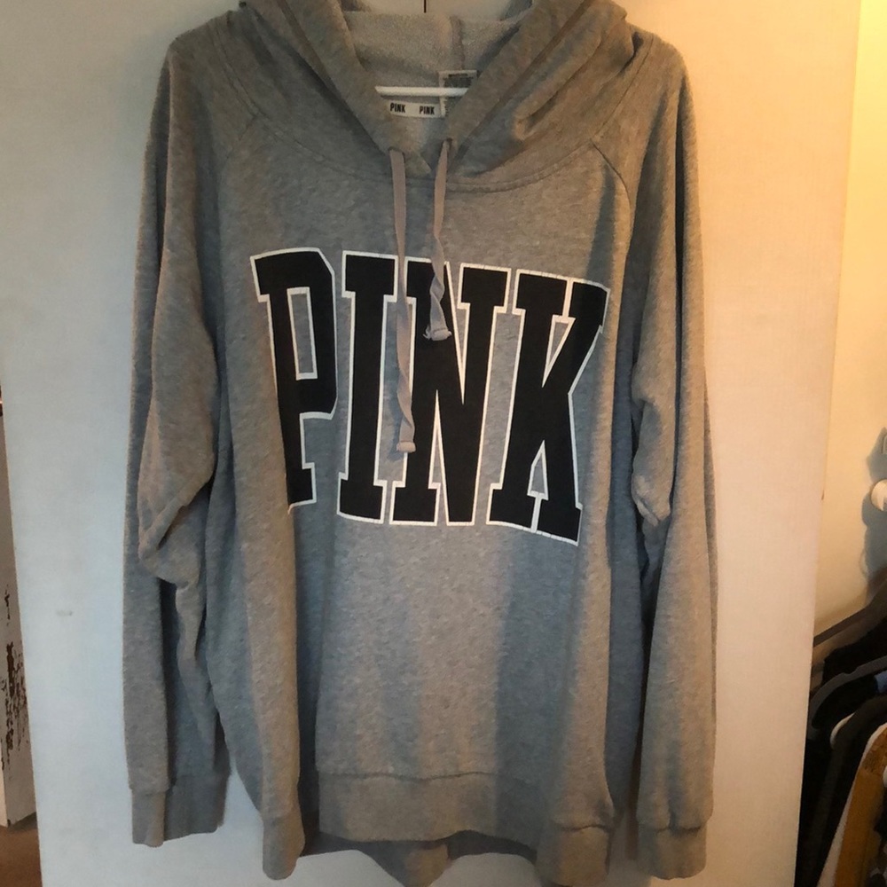 Pink Gray sweater